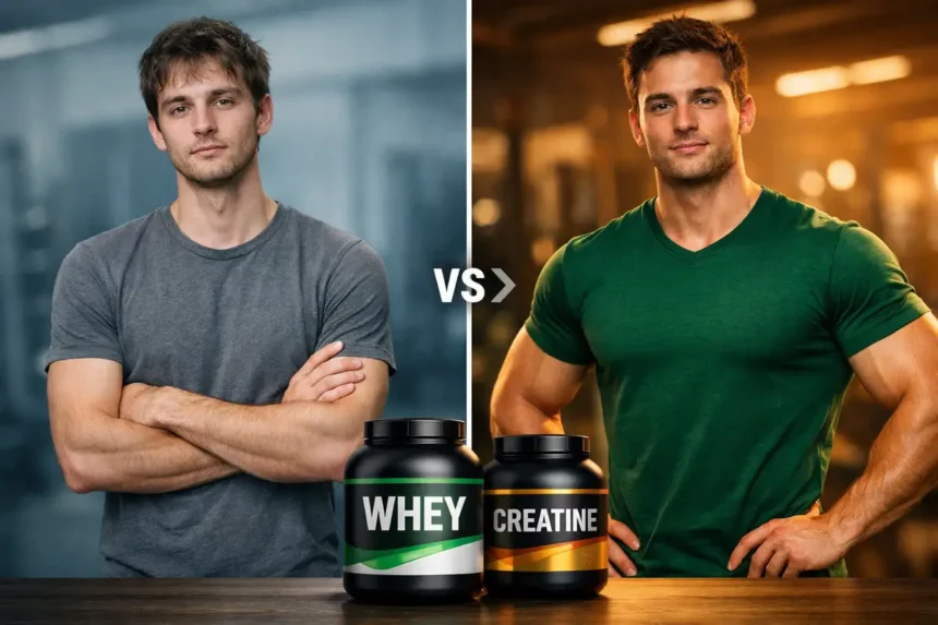 creatine vs protein which is better for men